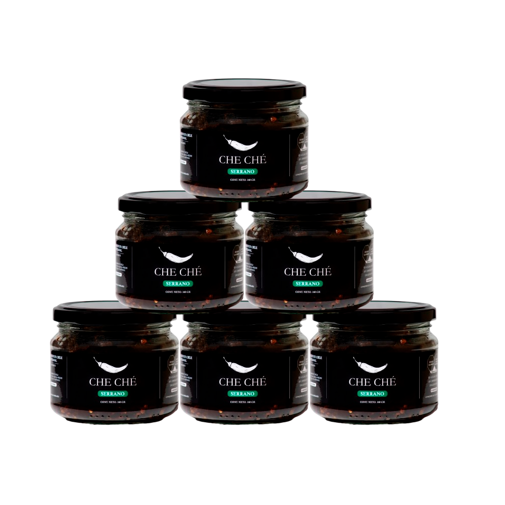 Chicharron de Chile Serrano en Aceite de Oliva